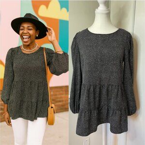 Primark Polkadot Tiered Baby Doll Tunic Top 4